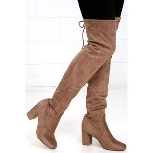 Chinese Laundry Kiara Suede Over the Knee Boots